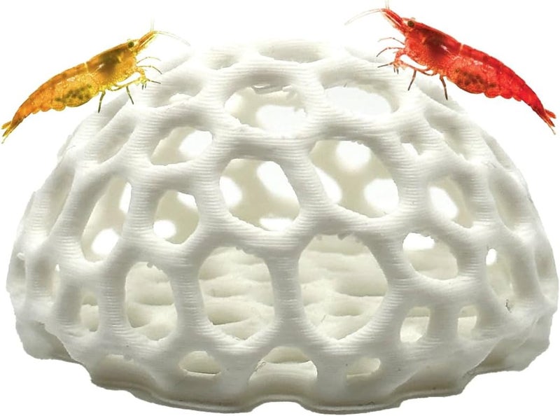 CTWPets Store Shrimp Dome Hide - Aquarium Cherry Shrimp Hide - Cherry Shimpe Hide (White) - Image 1